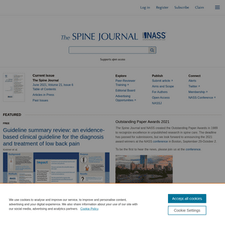 Home Page- The Spine Journal