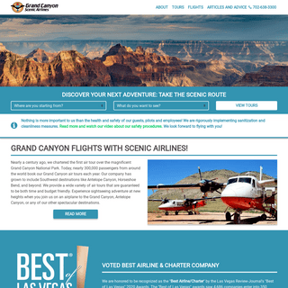 Best Grand Canyon Flights and Tours - GCSA