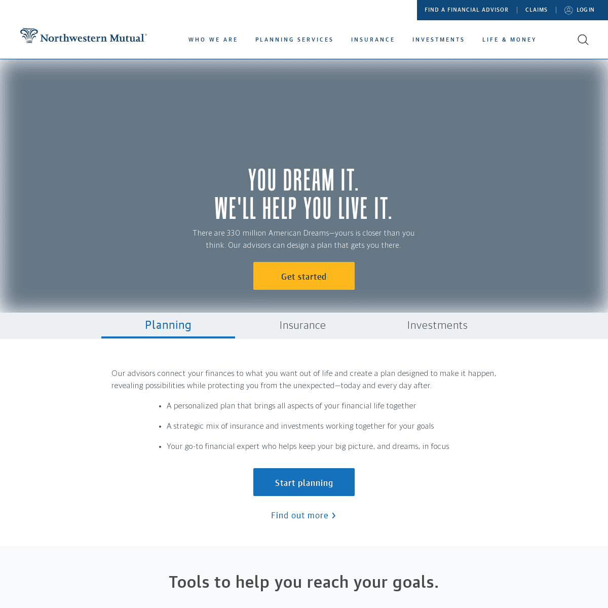 A complete backup of https://northwesternmutual.com