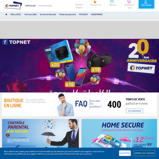 TOPNET- Fournisseur de Services Internet et ADSL en Tunisie