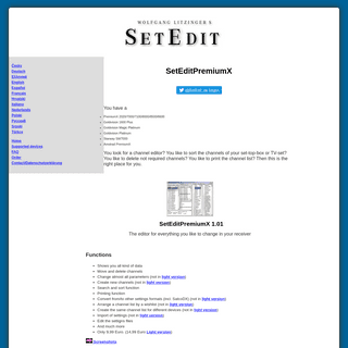 A complete backup of https://www.setedit.de/SetEdit.php?spr=2&Editor=68