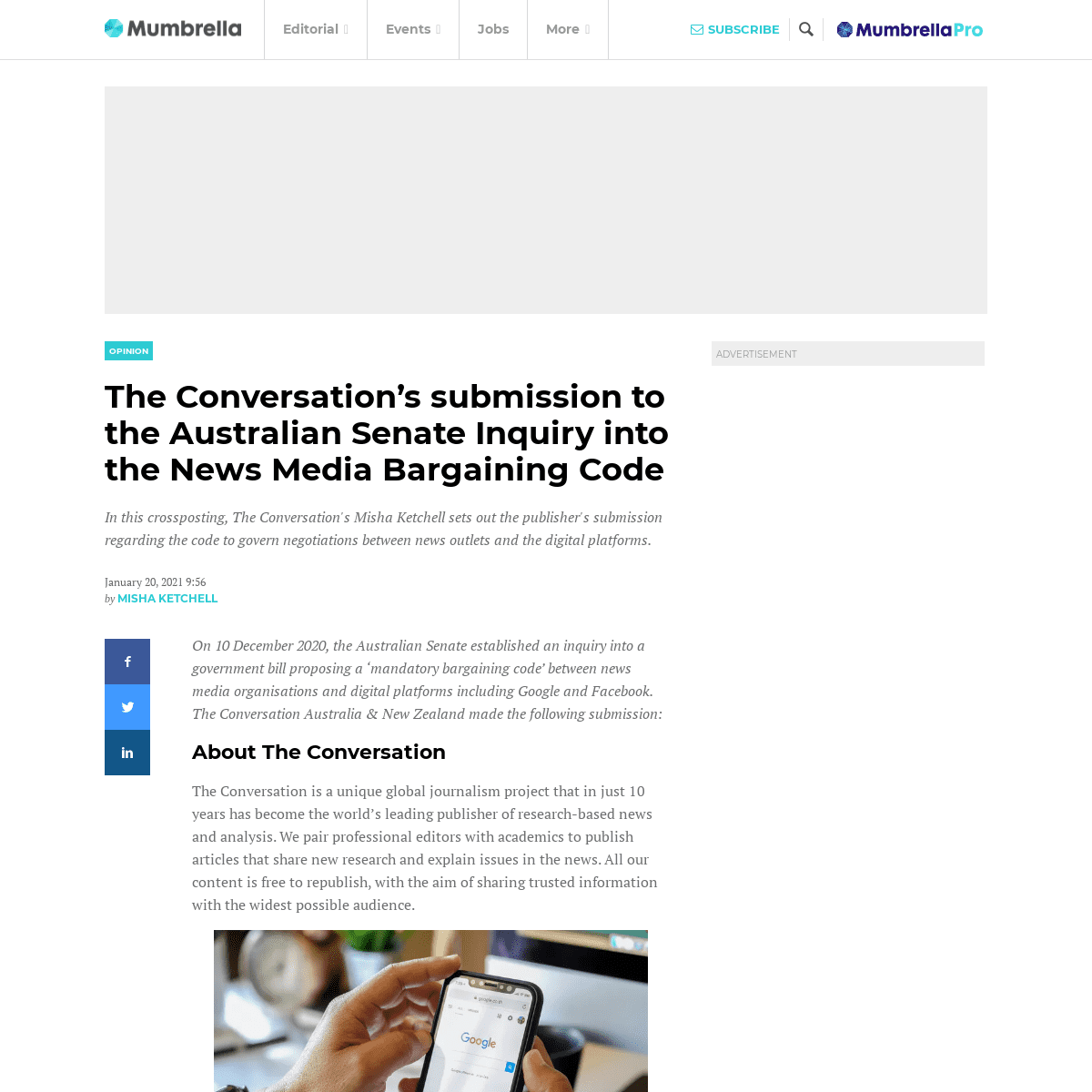 A complete backup of https://mumbrella.com.au/the-conversations-submission-to-the-australian-senate-inquiry-into-the-news-media-