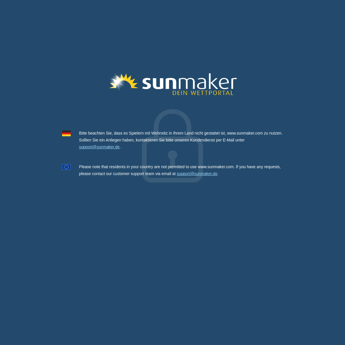 A complete backup of https://sunmaker.de