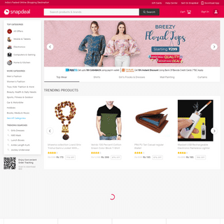 Online Shopping Site India - Shop Electronics, Men & Women Clothing, Shoes - www. Snapdeal.com