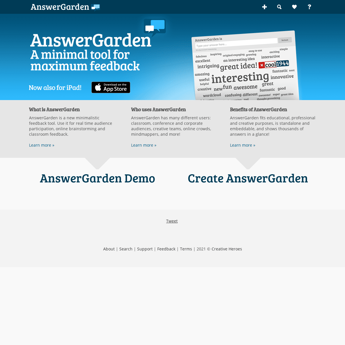 A complete backup of https://answergarden.ch