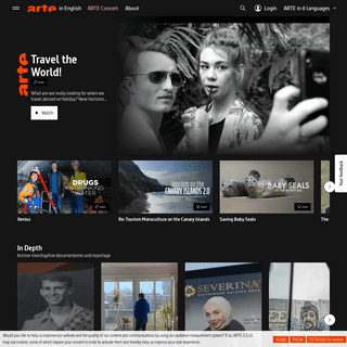 ARTE, the European culture TV channel, free and on demand
