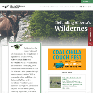 A complete backup of https://albertawilderness.ca