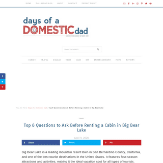 A complete backup of https://daysofadomesticdad.com/renting-a-cabin-in-big-bear-lake/