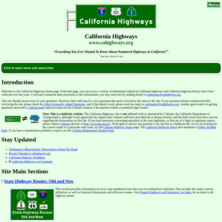 California Highways- Everything You Ever Wanted To Know About Numbered Highways in California