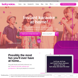 Lucky Voice Online Karaoke