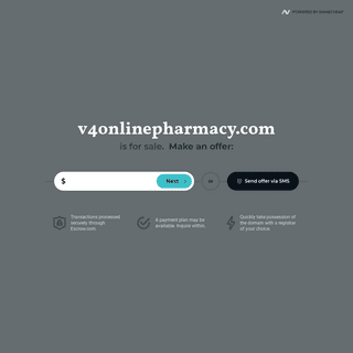 v4onlinepharmacy.com is for sale