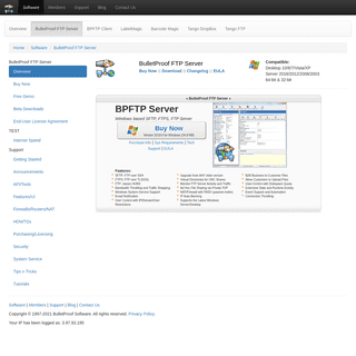 BulletProof FTP Server from BPFTP