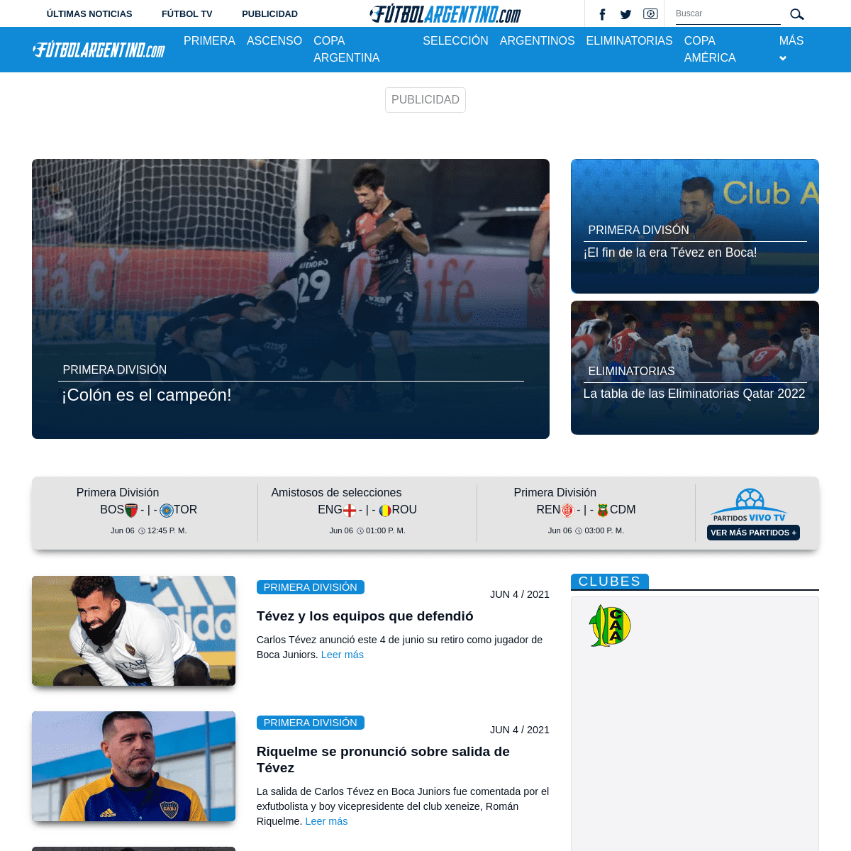 A complete backup of https://futbolargentino.com