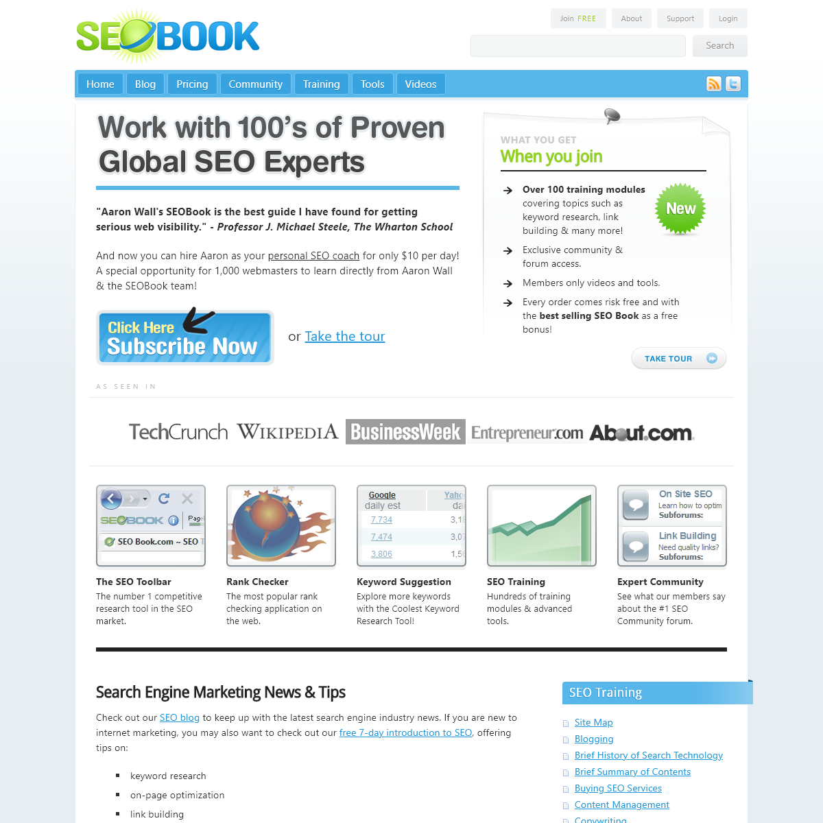 A complete backup of http://www.seobook.com/