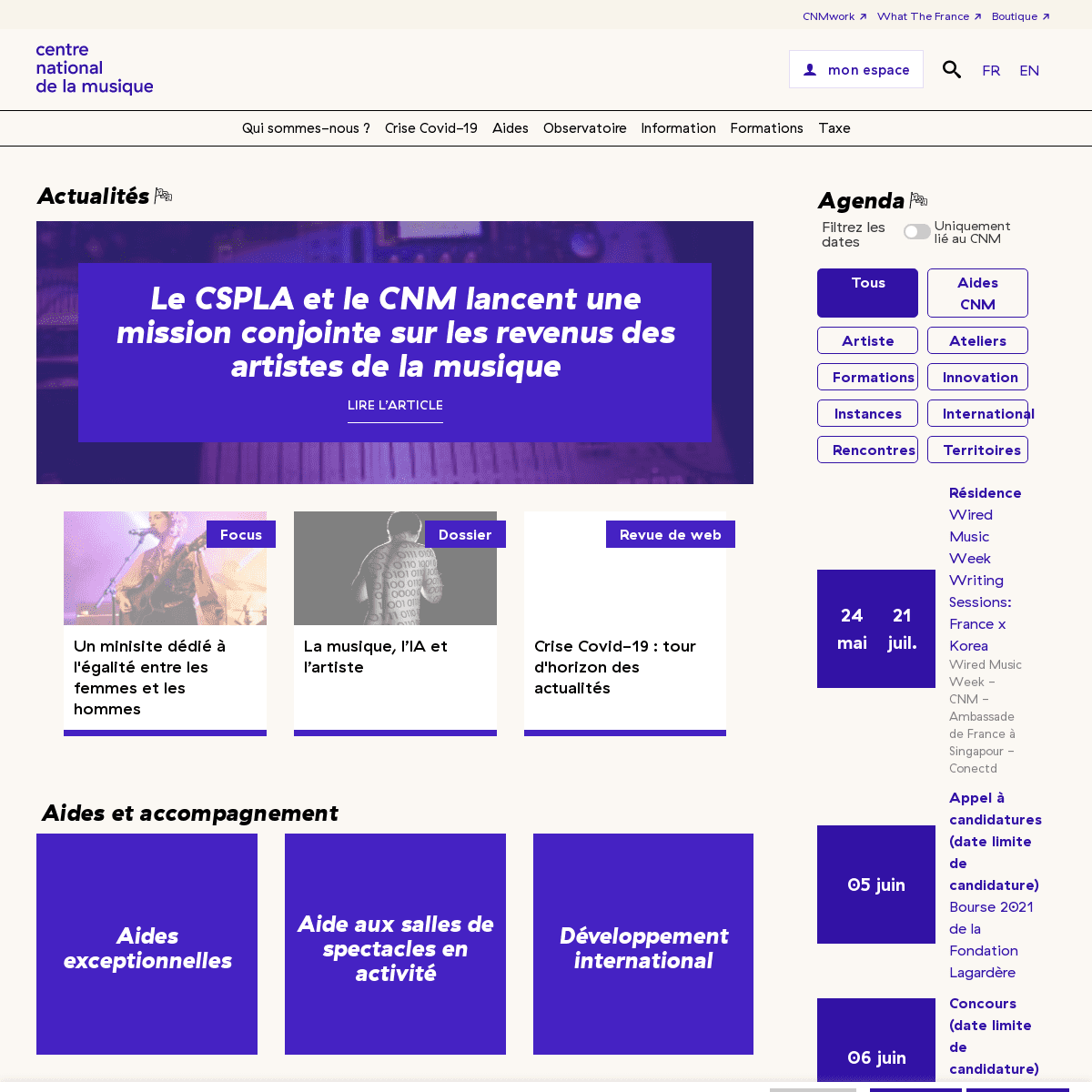 A complete backup of https://cnm.fr