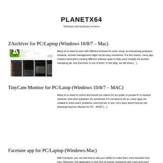A complete backup of https://planetx64.com