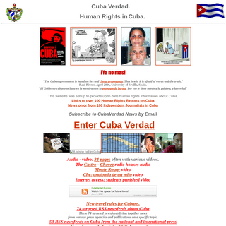 Cuba Verdad information on human rights and repression in Cuba