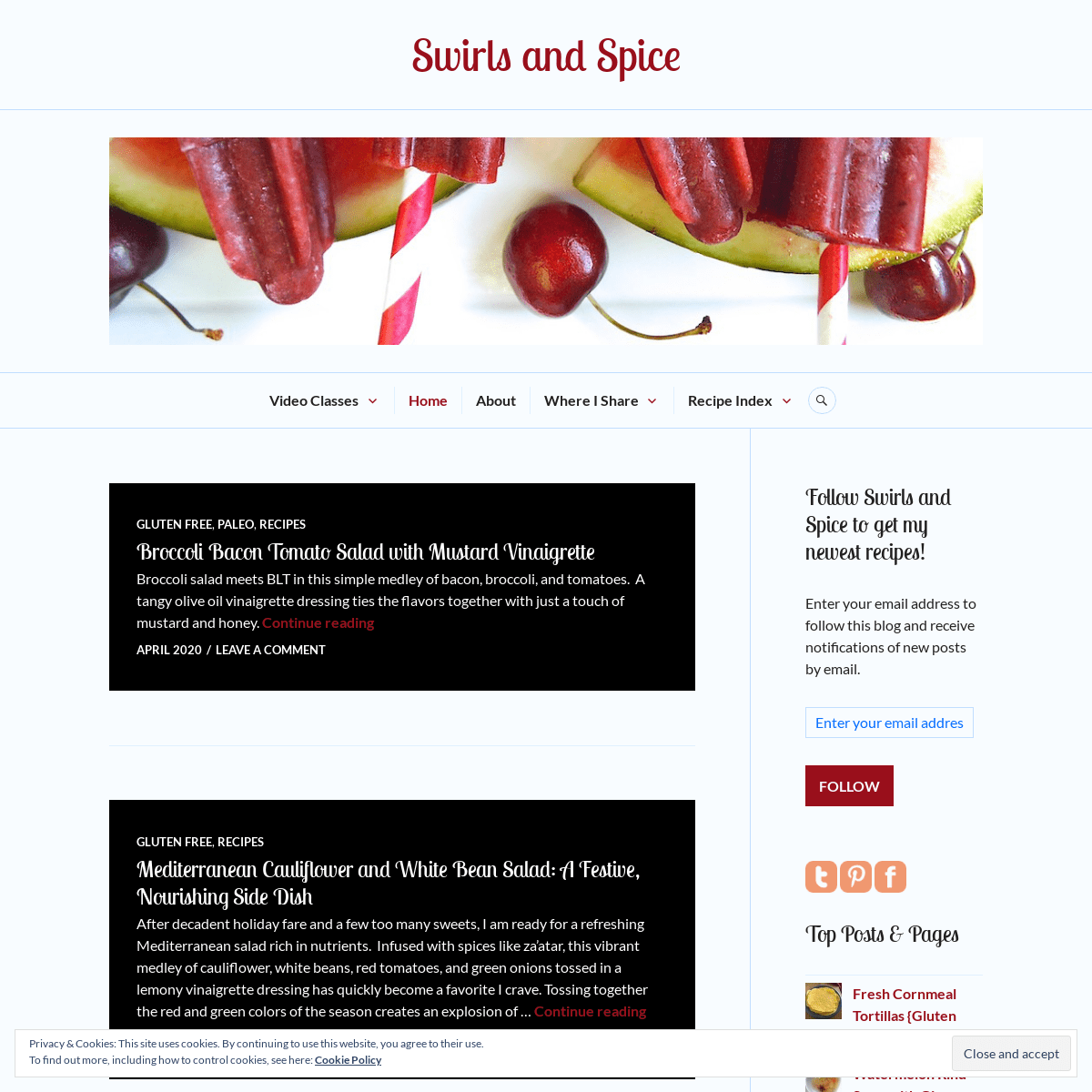 A complete backup of https://swirlsandspice.com
