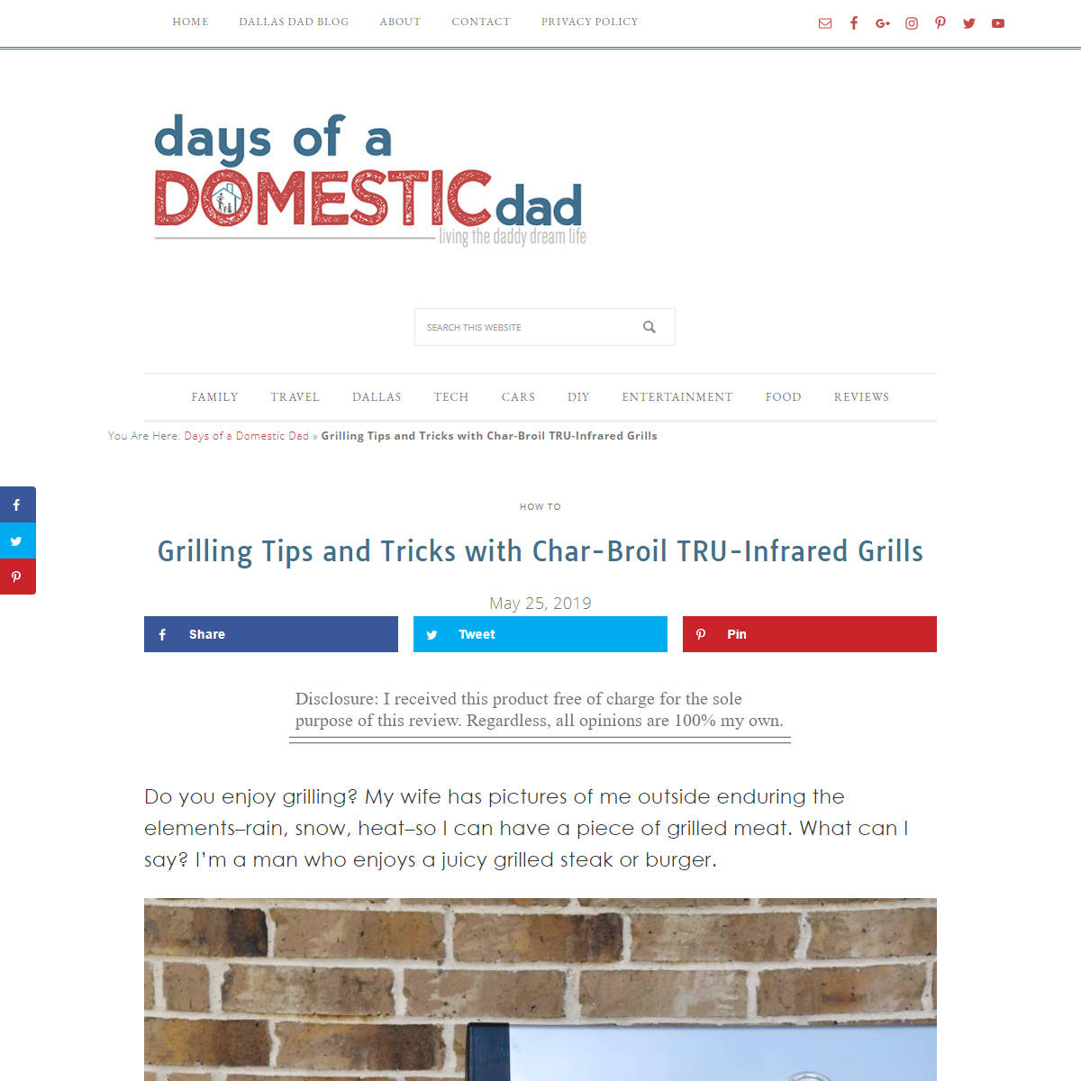 A complete backup of https://daysofadomesticdad.com/grilling-tips-and-tricks-char-broil-tru-infrared-grills/