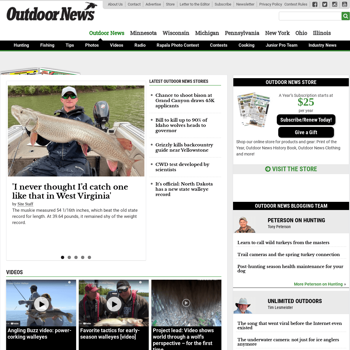 A complete backup of https://outdoornews.com