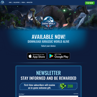 Jurassic World Alive - Available now!