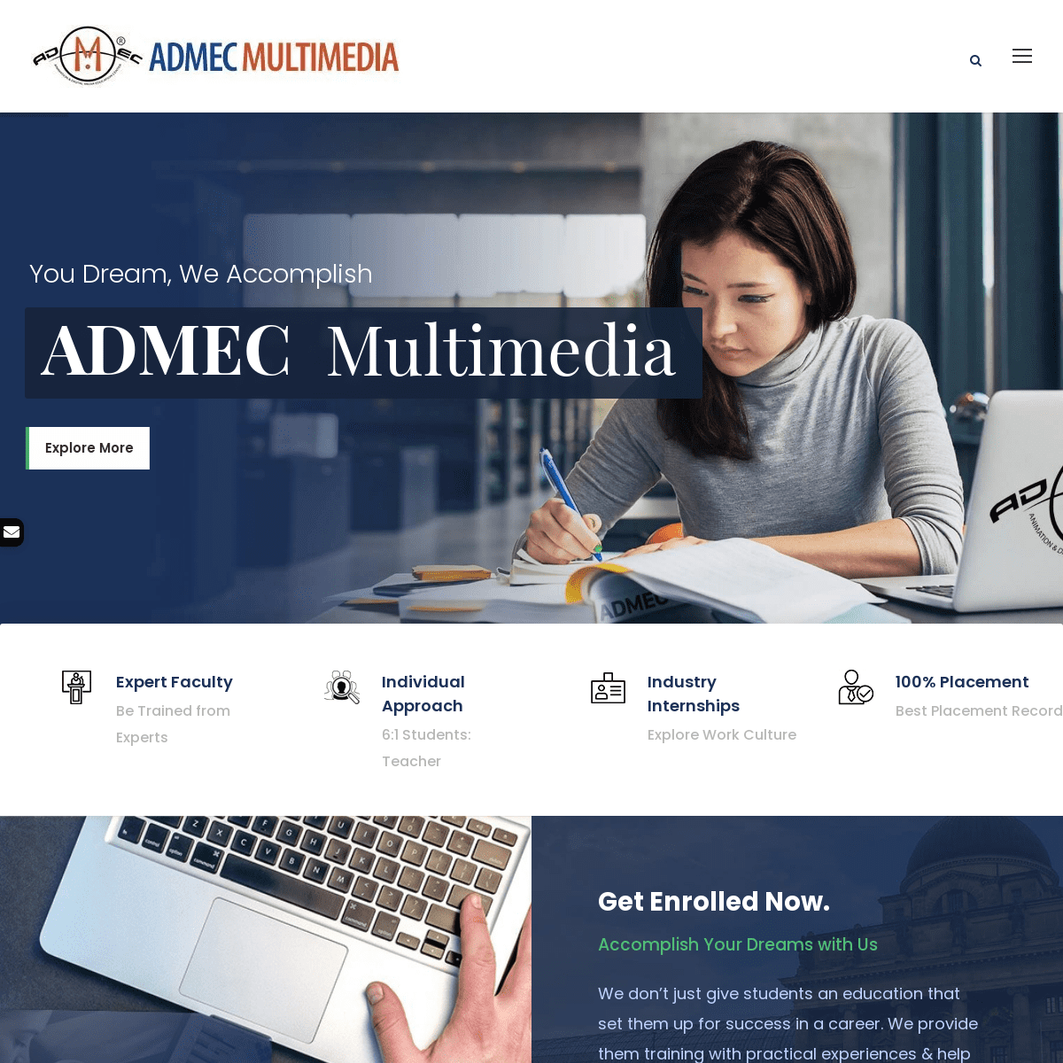 A complete backup of https://admecindia.co.in