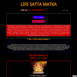 A complete backup of http://www.lifesattamatka.com/
