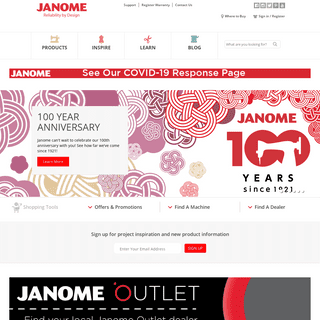 A complete backup of https://janome.com
