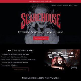A complete backup of https://scarehouse.com