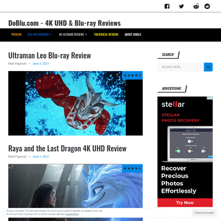 DoBlu.com - 4K UHD & Blu-ray Reviews - Blu-ray, 4K UltraHD, and Theatrical Movie Reviews