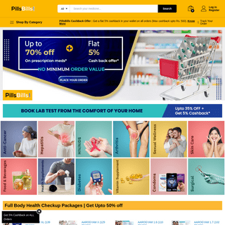 PillsBills- Online Pharmacy Buy Medicines Online In India At Discount Price
