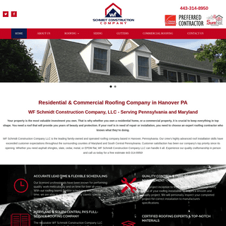 Roofing Company Hanover PA, Roofing Contractor Maryland - WFS Roofing