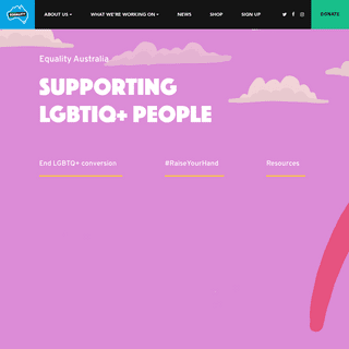 Supporting LGBTIQ+ people - Equality Australia