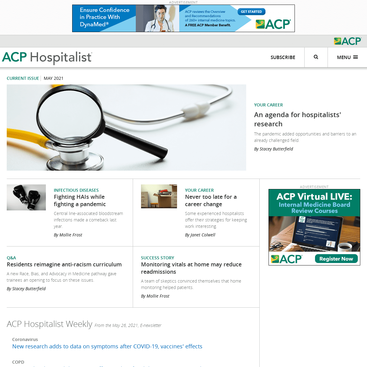 A complete backup of https://acphospitalist.org