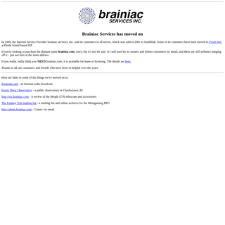 Brainiac Services