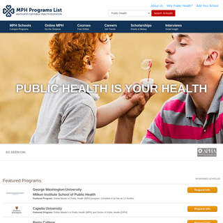 MPHProgramsList.com 2021 - Guide to Graduate Public Health Programs