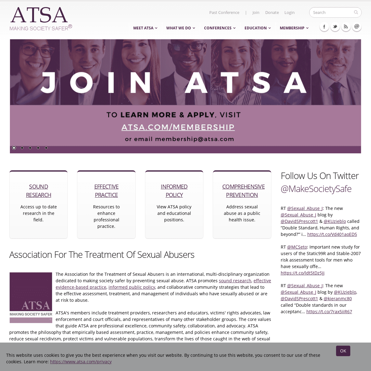 A complete backup of https://atsa.com