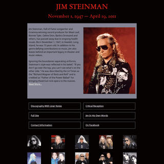 A complete backup of https://jimsteinman.com