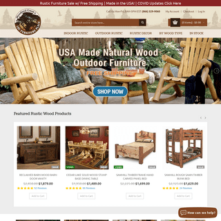 Rustic Log Furniture for Cabin & Lodge Decor - Shop Quality Log Furniture For Inside & Outside at Log Furniture Place