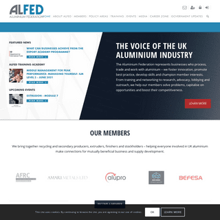 Welcome to ALFED - UK Aluminium Industry - 0330 236 2800 -