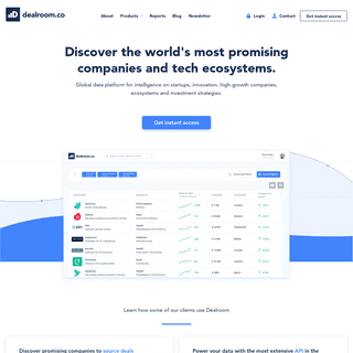 Dealroom.co - Identify promising companies before everyone else