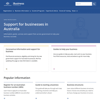 A complete backup of https://business.gov.au