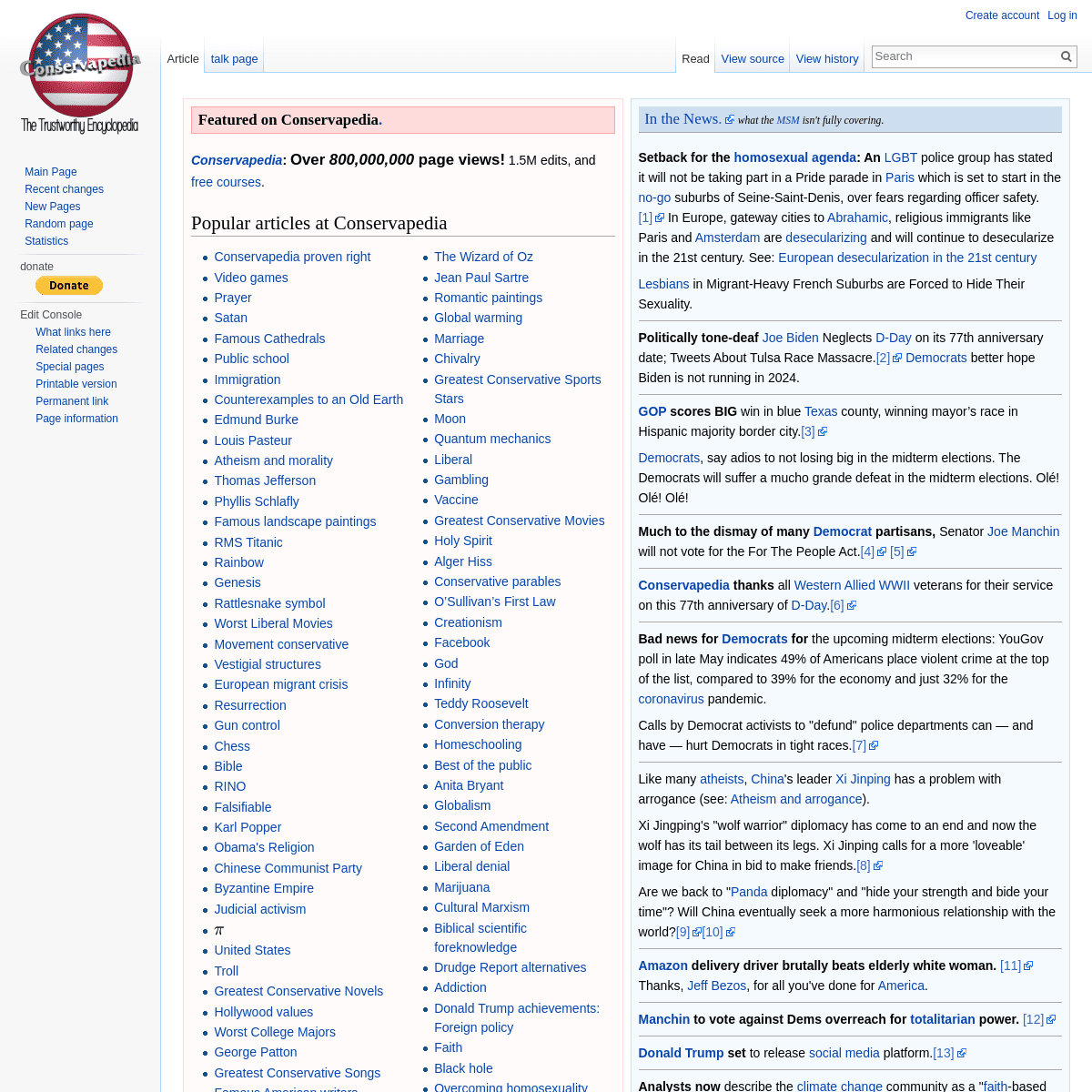 A complete backup of https://conservapedia.com