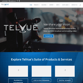 A complete backup of https://telvue.com