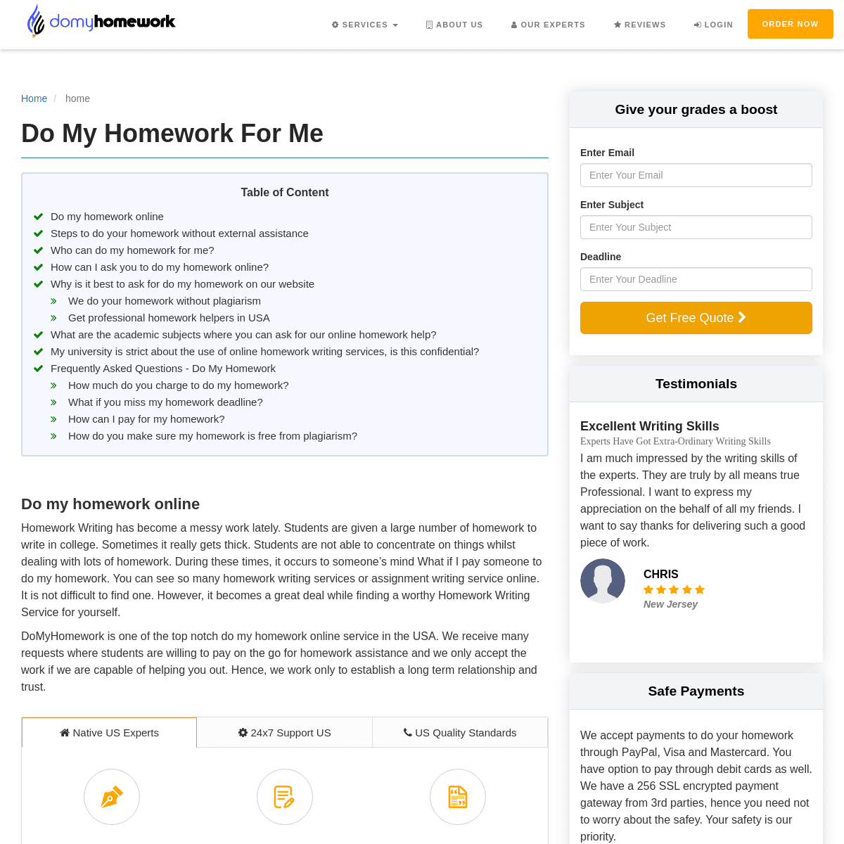 A complete backup of https://domyhomework.us