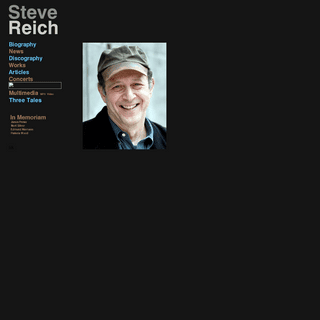 A complete backup of https://stevereich.com