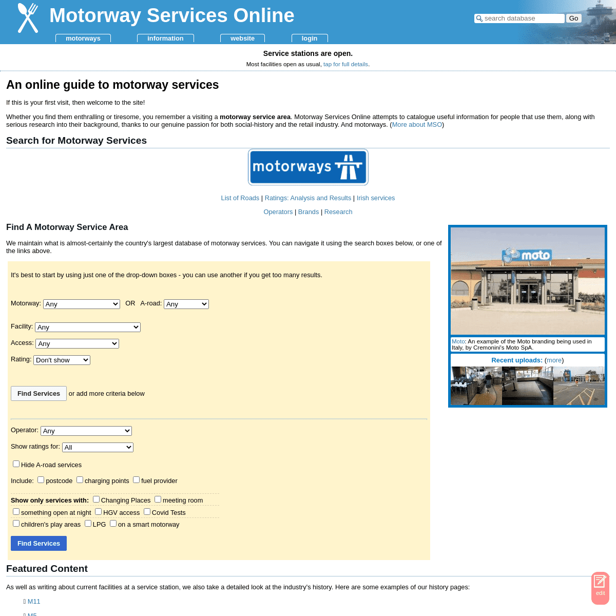 A complete backup of https://motorwayservicesonline.co.uk