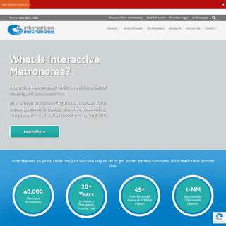 Interactive Metronome -