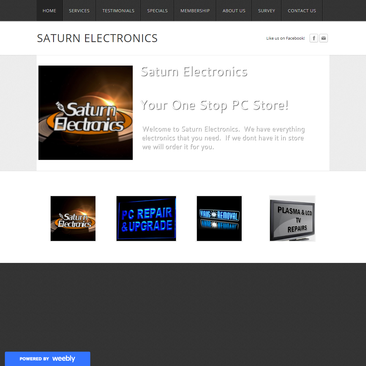 A complete backup of https://saturnelectronics.weebly.com/