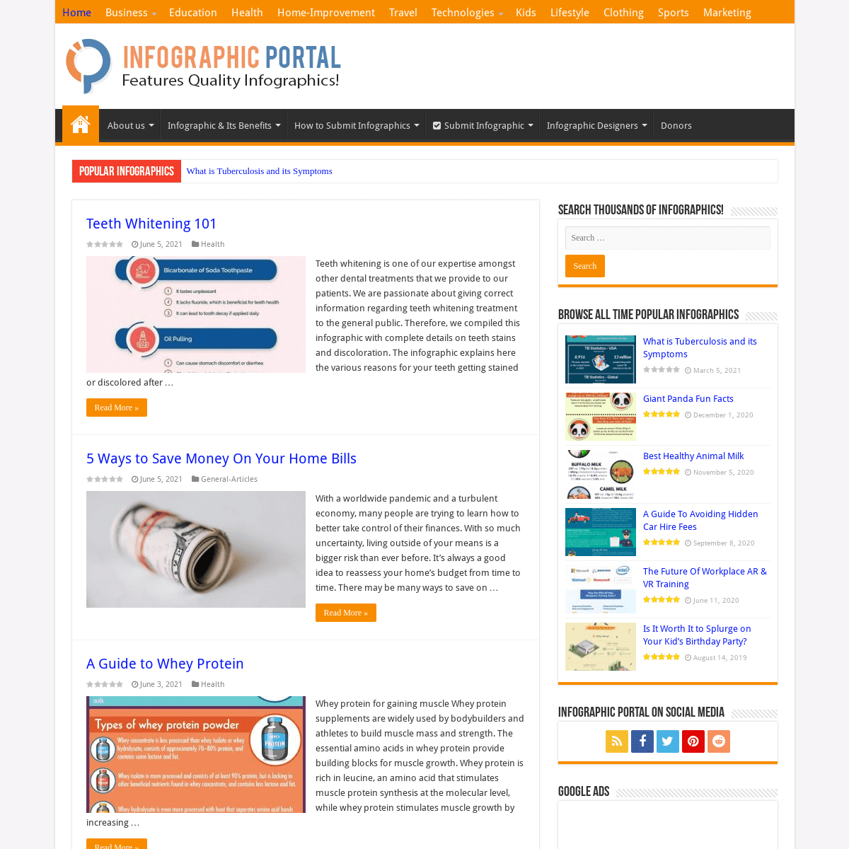 Infographic Portal - New Infographics Resource Portal